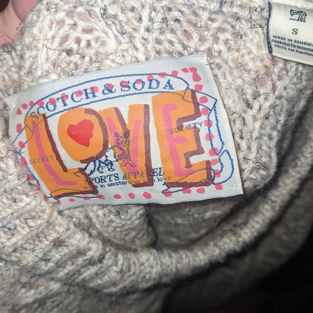 Scotch & Soda unisex wool sweater